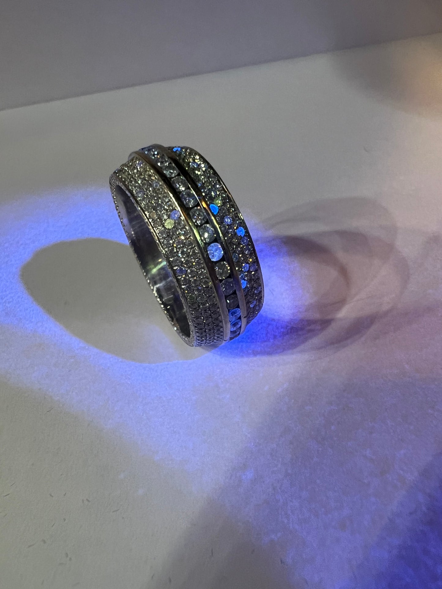 Multi-row eternity ring